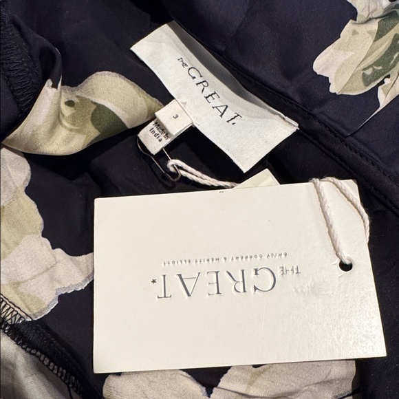 The Great Floral Medley Dress L 100% Viscose Midi Dress Boho Prairie Romantic - Picture 12 of 12